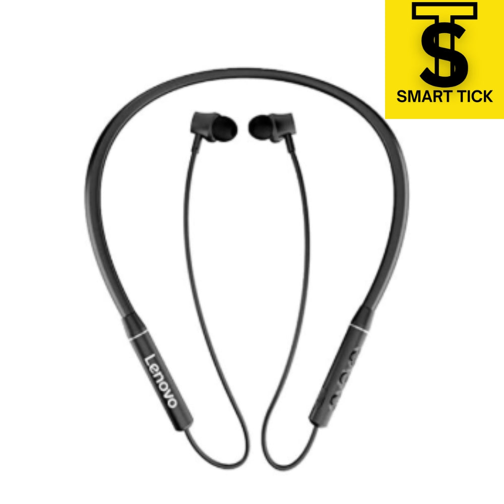 Lenovo HE05 Bluetooth 5.0 Wireless Earphones Magnetic Neckband, Waterproof, Stereo Headset with Mic
