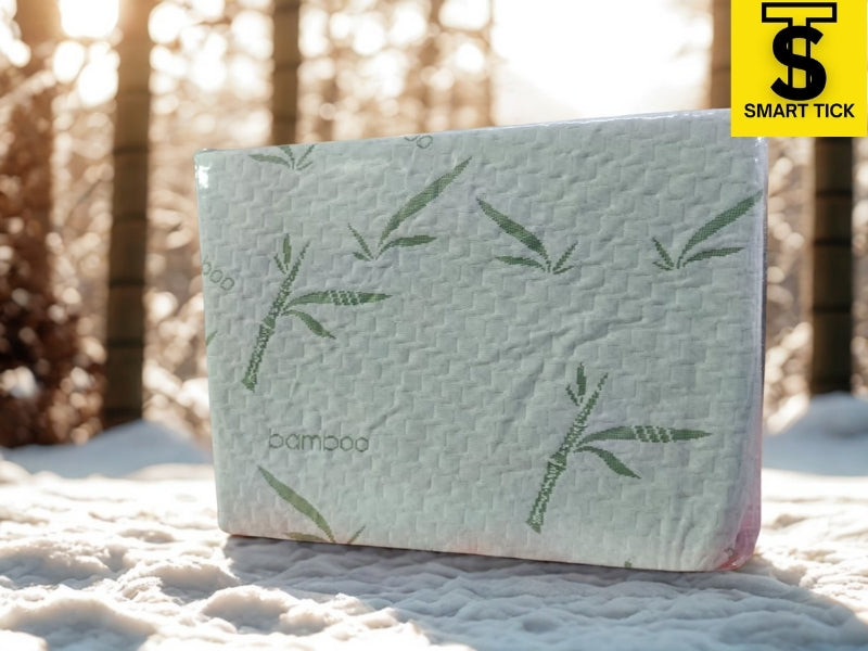 Cooling Bamboo Waterproof Mattress Protector King Size, Breathable Mattress Cover, Fitted Deep Pocket Mattress Pad Cover Stretches up to 21 Inches, Noiseless Soft Bed Cover, 100% Waterproof Washable