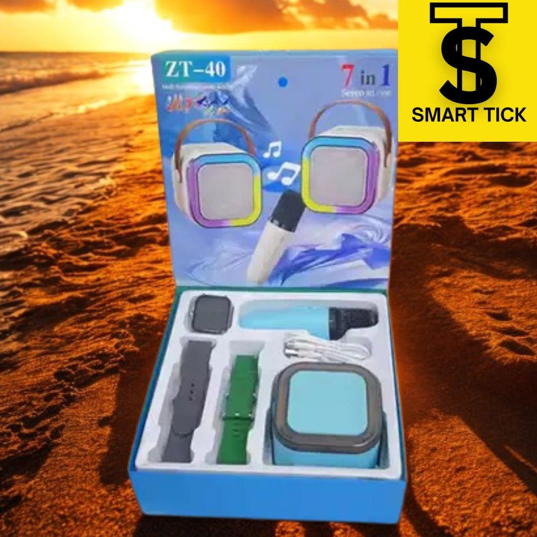 ZT-40 7 in 1 Smart Watch With Speaker Mic