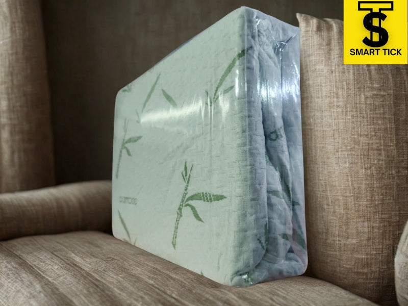 Cooling Bamboo Waterproof Mattress Protector King Size, Breathable Mattress Cover, Fitted Deep Pocket Mattress Pad Cover Stretches up to 21 Inches, Noiseless Soft Bed Cover, 100% Waterproof Washable