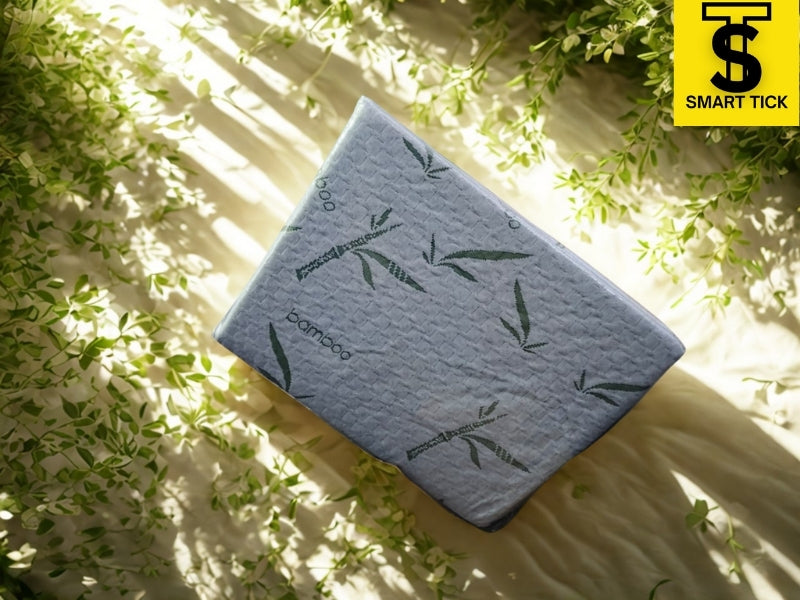 Cooling Bamboo Waterproof Mattress Protector King Size, Breathable Mattress Cover, Fitted Deep Pocket Mattress Pad Cover Stretches up to 21 Inches, Noiseless Soft Bed Cover, 100% Waterproof Washable