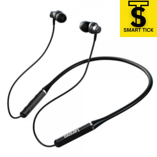 Lenovo HE05 Bluetooth 5.0 Wireless Earphones Magnetic Neckband, Waterproof, Stereo Headset with Mic