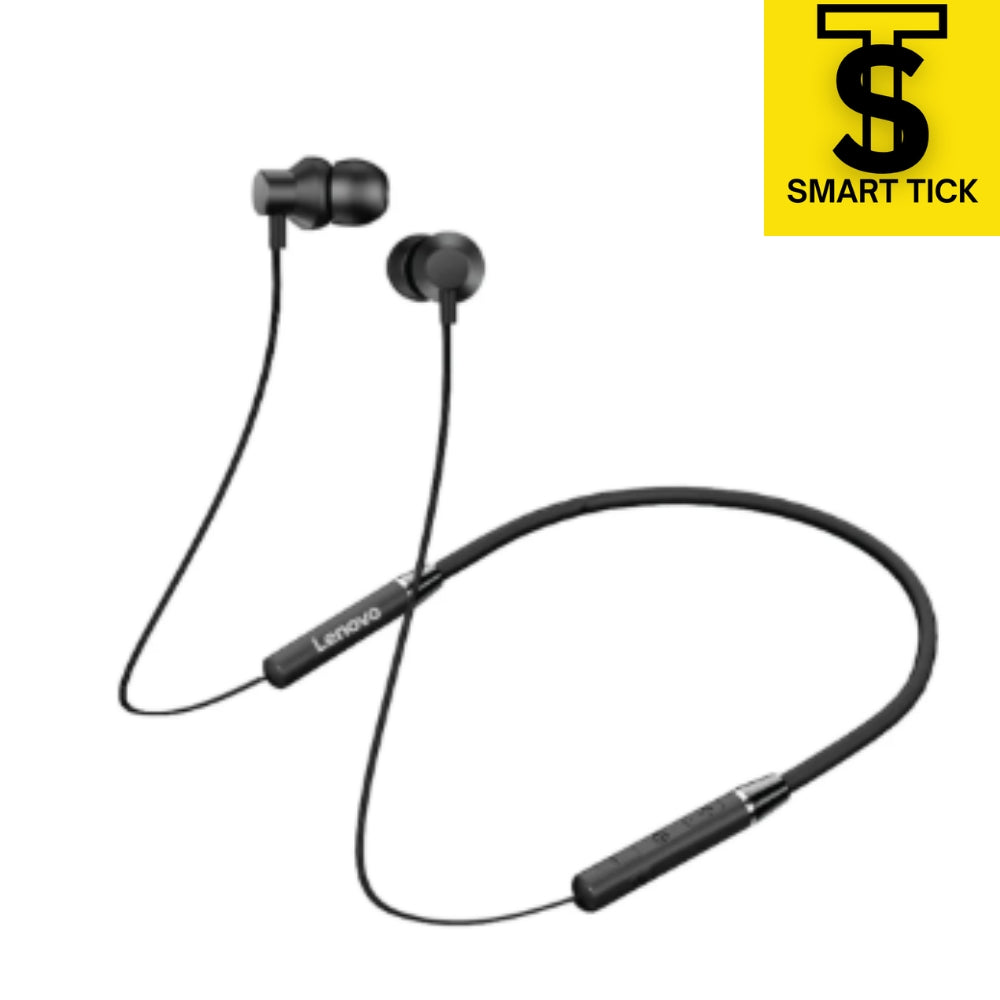 Lenovo HE05 Bluetooth 5.0 Wireless Earphones Magnetic Neckband, Waterproof, Stereo Headset with Mic