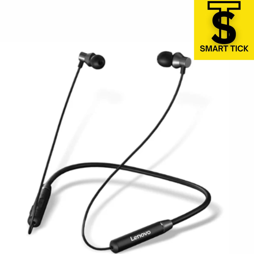 Lenovo HE05 Bluetooth 5.0 Wireless Earphones Magnetic Neckband, Waterproof, Stereo Headset with Mic