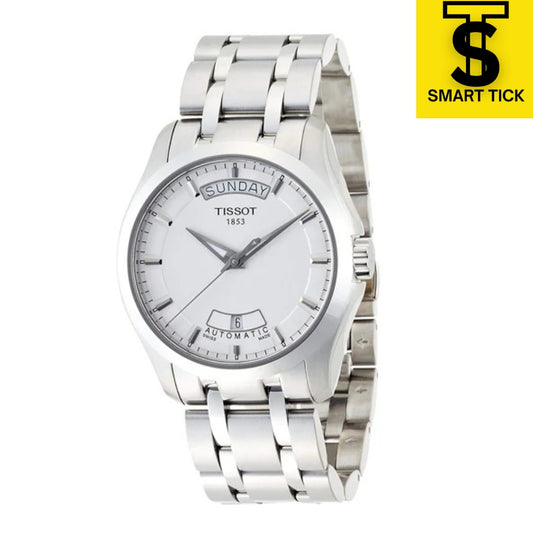 Tissot Couturier Silver Stainless-Steel Automatic Men's Watch