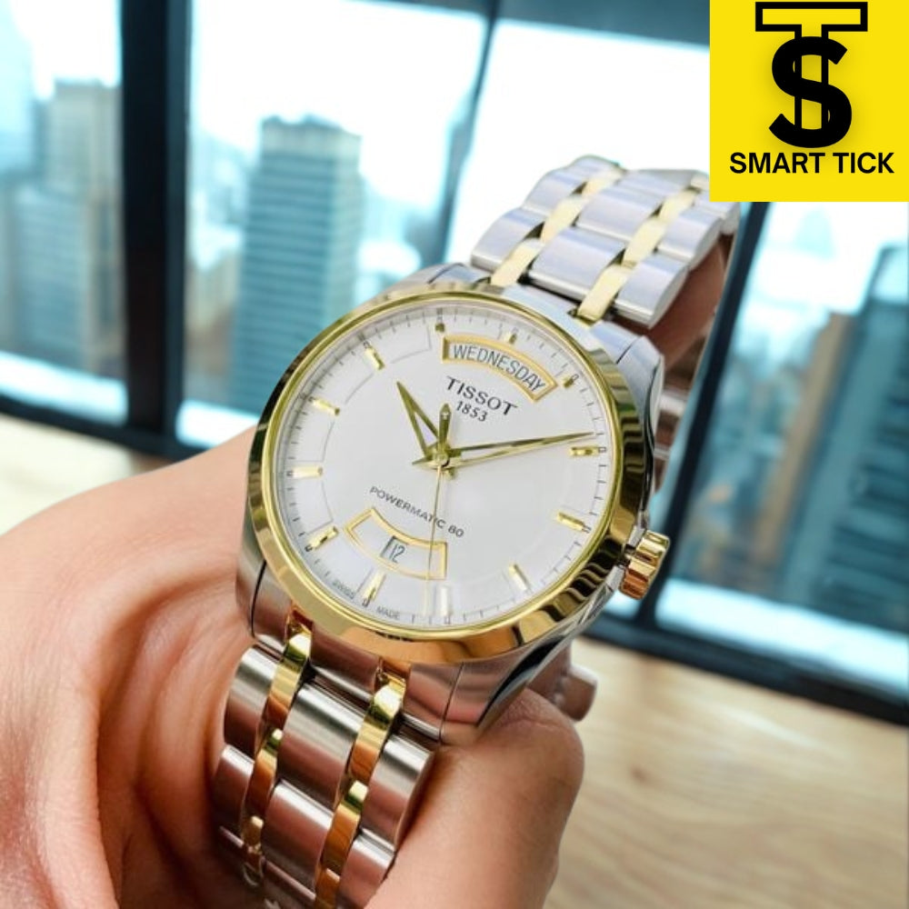 Tissot Couturier Silver Stainless-Steel Automatic Men's Watch