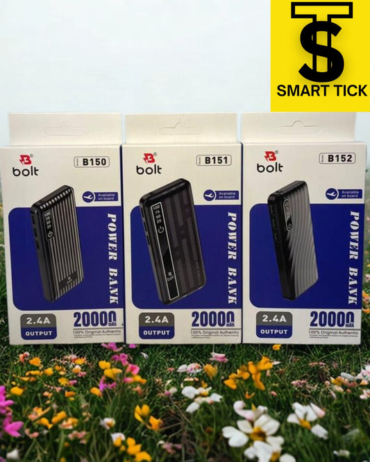 Bolt B151 Power Bank with a capacity of 20,000mAh