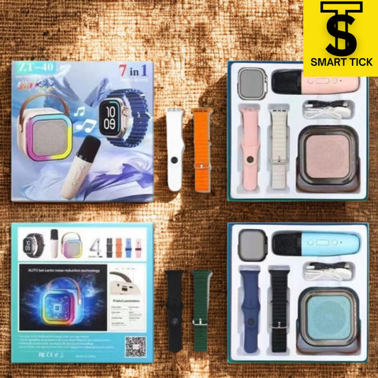 ZT-40 7 in 1 Smart Watch With Speaker Mic