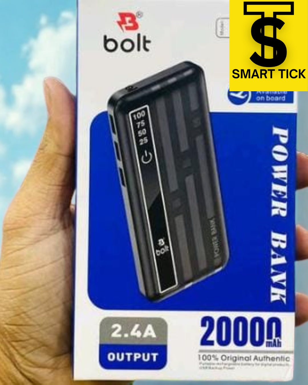 Bolt B151 Power Bank with a capacity of 20,000mAh