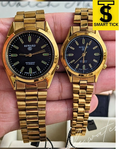 Premium Reward Couple Watch Automatic Pack OF 2